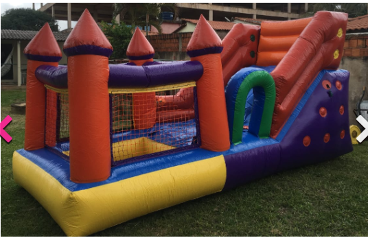 Tobogã com Piscina de Bolinhas